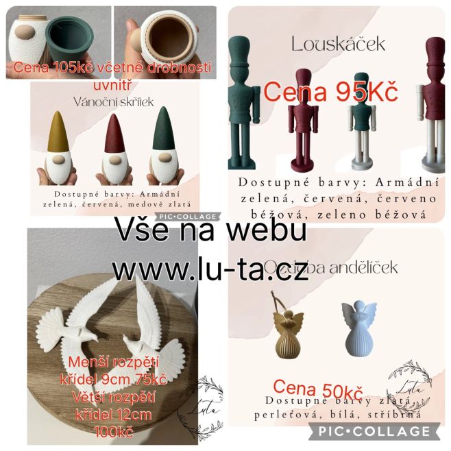 ✨ VÁNOČNÍ KOLEKCE ✨ Připravte se na nejkouzelnější období v roce s našimi ručně vyráběnými poklady! 💖 Skřítci & Louskáčci:...